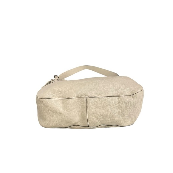 Michael Kors Beige Pebble Leather Shoulder Bag - Picture 3 of 12